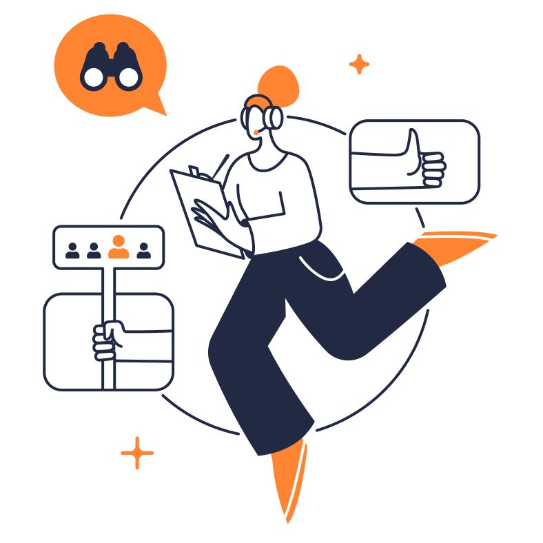 Ilustração sobre nós Growdev Empresas